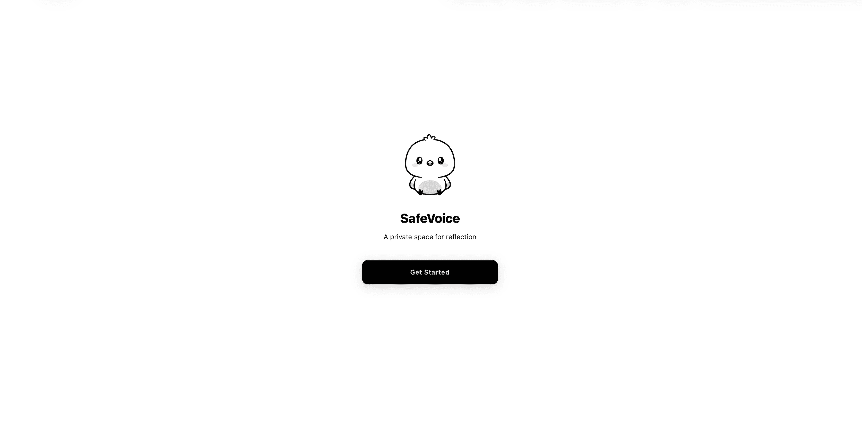 SafeVoice - Voice-first mobile app with AI transcription and guided meditation for legal evidence documentation.